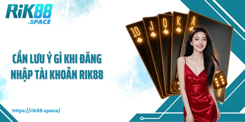 Cần lưu ý gì khi đăng nhập tài khoản Rik88