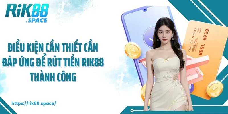 Điều kiện cần thiết cần đáp ứng để rút tiền Rik88 thành công